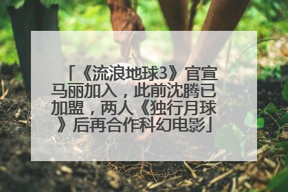 《流浪地球3》官宣马丽加入，此前沈腾已加盟，两人《独行月球》后再合作科幻电影
