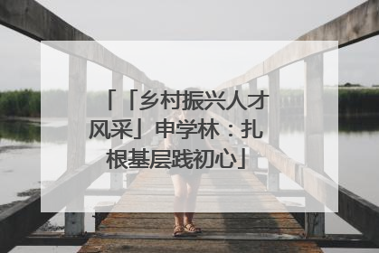 「乡村振兴人才风采」申学林：扎根基层践初心