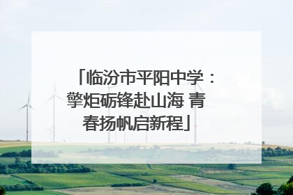 临汾市平阳中学：擎炬砺锋赴山海 青春扬帆启新程