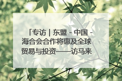专访｜东盟－中国－海合会合作将惠及全球贸易与投资——访马来西亚亚太“一带一路”共策会高级研究员本恩·纳戈拉