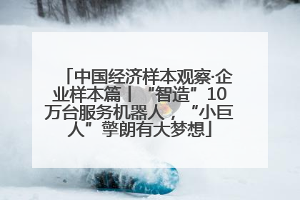 中国经济样本观察·企业样本篇丨“智造”10万台服务机器人，“小巨人”擎朗有大梦想