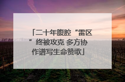 二十年腹腔“雷区”终被攻克 多方协作谱写生命赞歌
