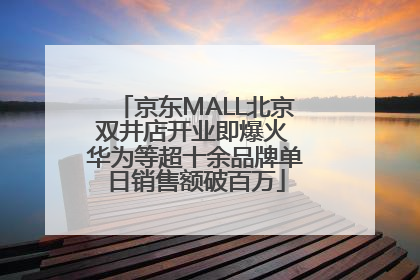 京东MALL北京双井店开业即爆火 华为等超十余品牌单日销售额破百万