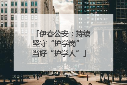 伊春公安：持续坚守“护学岗” 当好“护学人”