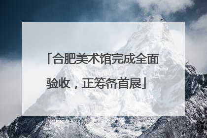 合肥美术馆完成全面验收，正筹备首展