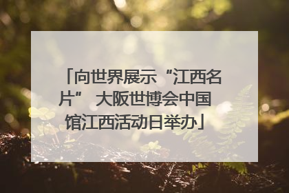 向世界展示“江西名片” 大阪世博会中国馆江西活动日举办