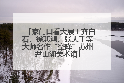 家门口看大展！齐白石、徐悲鸿、张大千等大师名作“空降”苏州尹山湖美术馆