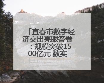 宜春市数字经济交出亮眼答卷：规模突破1500亿元 数实融合成效领跑全省（图）
