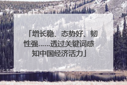 增长稳、态势好、韧性强……透过关键词感知中国经济活力