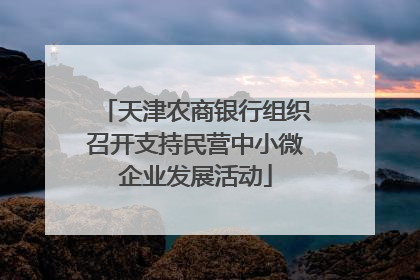 天津农商银行组织召开支持民营中小微企业发展活动