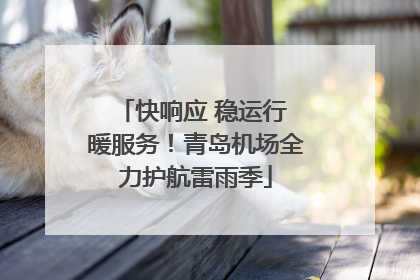 快响应 稳运行 暖服务！青岛机场全力护航雷雨季