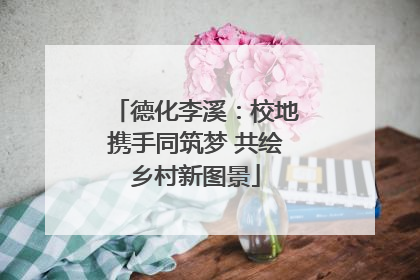 德化李溪：校地携手同筑梦 共绘乡村新图景