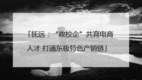 抚远：“政校企”共育电商人才 打通东极特色产销链