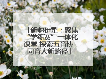 新疆伊犁：聚焦“学练赛”一体化课堂 探索五育协同育人新路径
