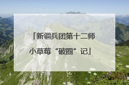 新疆兵团第十二师小草莓“破圈”记