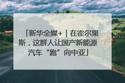 新华全媒+｜在霍尔果斯，这群人让国产新能源汽车“跑”向中亚