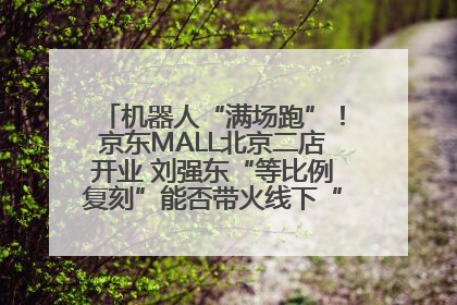 机器人“满场跑”！京东MALL北京二店开业 刘强东“等比例复刻”能否带火线下“618”？