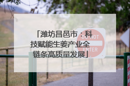 潍坊昌邑市：科技赋能生姜产业全链条高质量发展