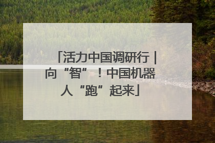 活力中国调研行｜向“智”！中国机器人“跑”起来