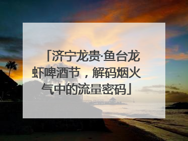 济宁龙贵·鱼台龙虾啤酒节，解码烟火气中的流量密码