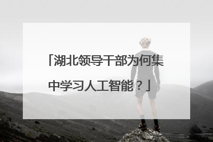 湖北领导干部为何集中学习人工智能？