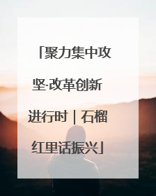 聚力集中攻坚·改革创新进行时｜石榴红里话振兴