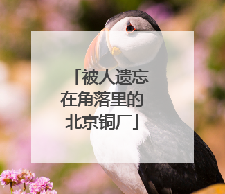 被人遗忘在角落里的北京铜厂