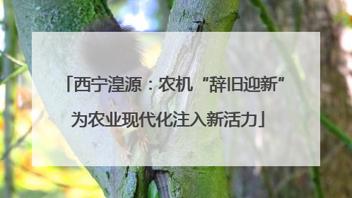 西宁湟源：农机“辞旧迎新” 为农业现代化注入新活力
