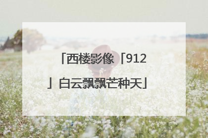西楼影像「912」白云飘飘芒种天