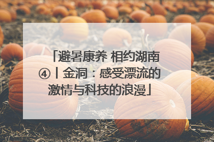 避暑康养 相约湖南④丨金洞：感受漂流的激情与科技的浪漫