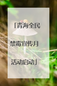 青海全民禁毒宣传月活动启动