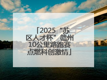 2025“苏区人才杯”赣州10公里路跑赛点燃科创激情