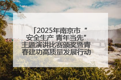 2025年南京市“安全生产 青年当先”主题演讲比赛颁奖暨青春建功高质量发展行动出征仪式举行