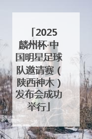 2025麟州杯·中国明星足球队邀请赛（陕西神木）发布会成功举行