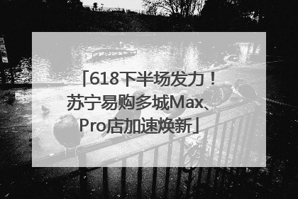 618下半场发力！苏宁易购多城Max、Pro店加速焕新