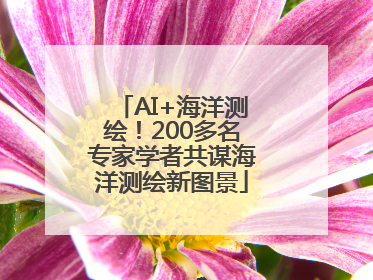 AI+海洋测绘！200多名专家学者共谋海洋测绘新图景
