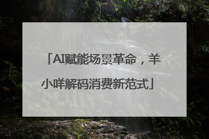 AI赋能场景革命，羊小咩解码消费新范式